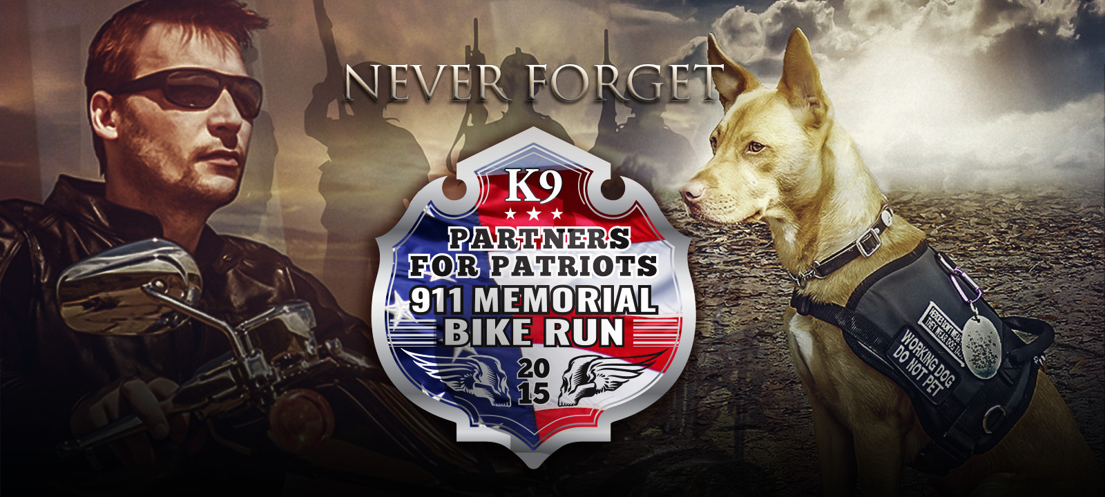 K9 Partners for Patriots - 911 Memorial Bike Run