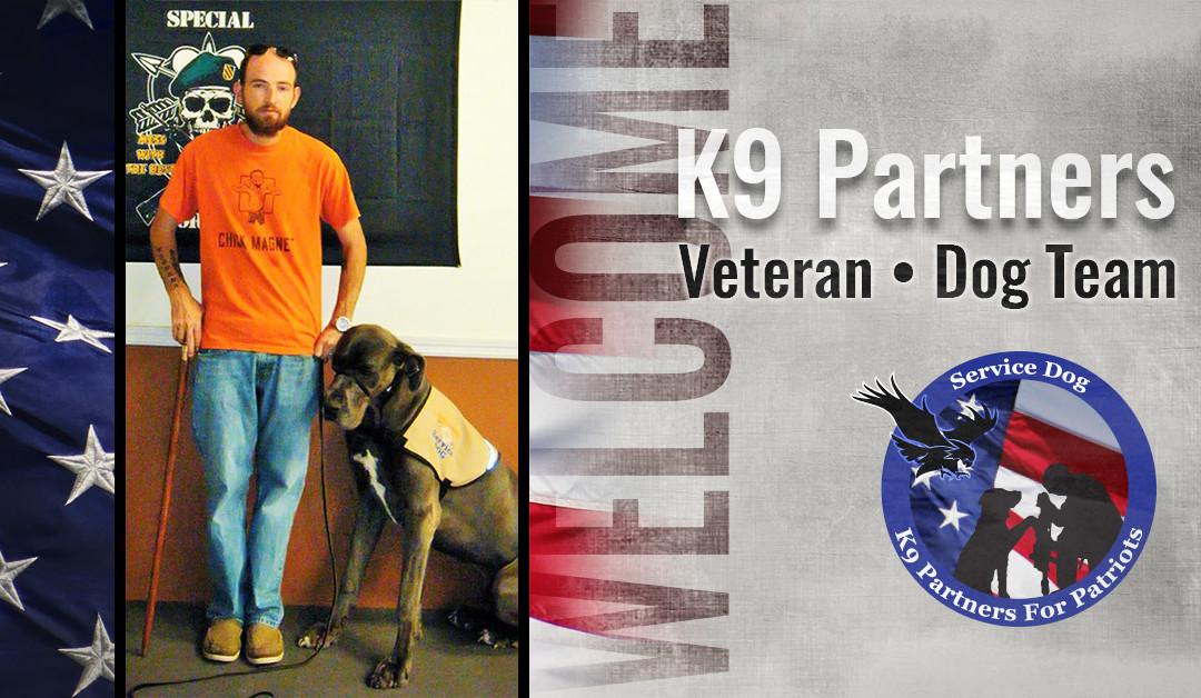 New Service Dog Team – Ben, U.S. Army Veteran K9 Otis