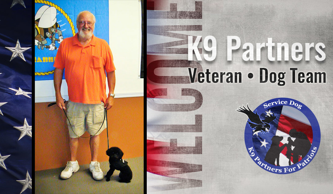 New Service Dog Team – Steve, U.S. Navy Veteran K9 Ebony