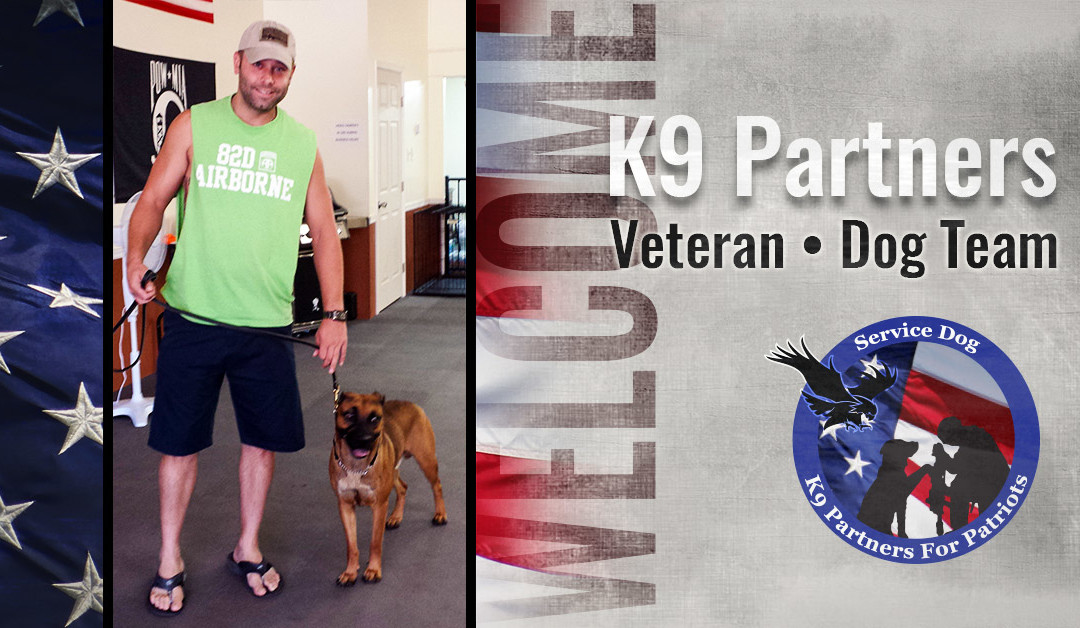 New Service Dog Team – David, U.S. Army Veteran K9 Rocky