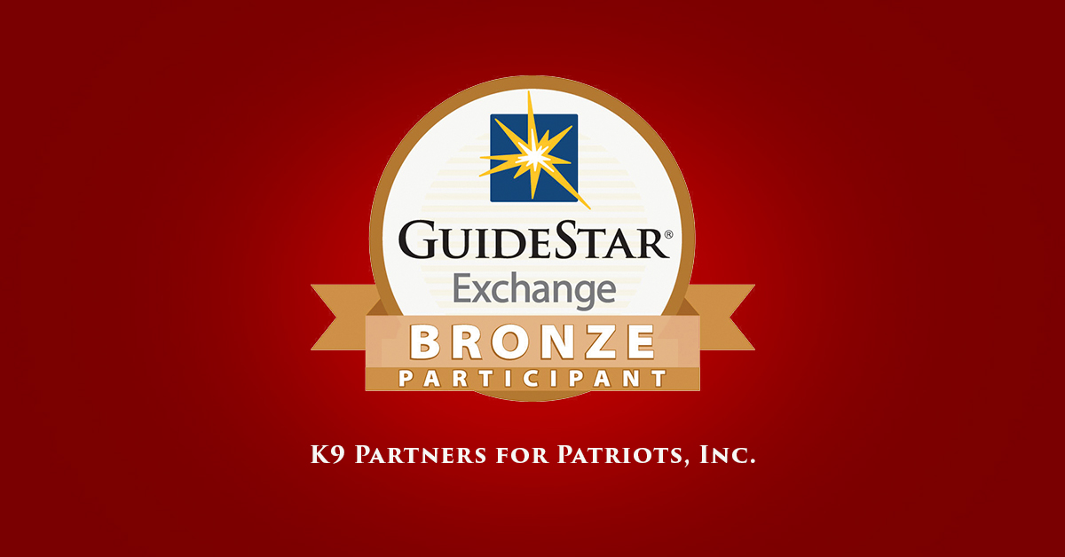 K9 Partners for Patriots - GuideStar Bronze Participant