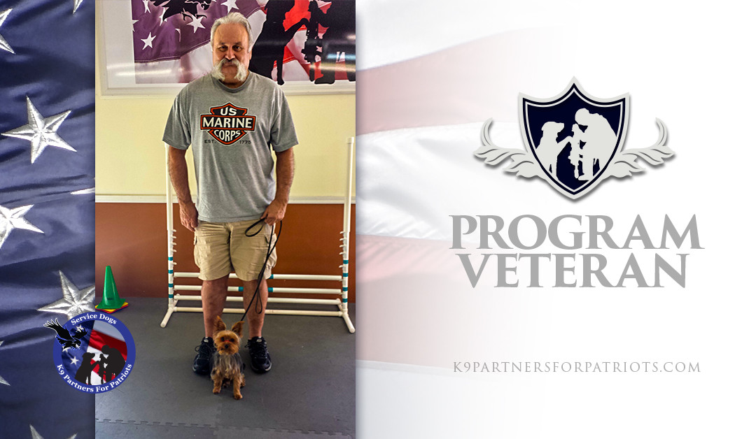 Service Dog Team Al, USMC Veteran and K9 Roscoe