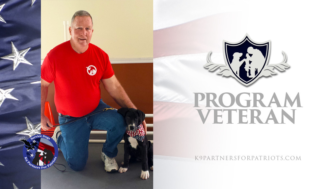 Service Dog Team Bob, U.S. Army Veteran and K9 Sue