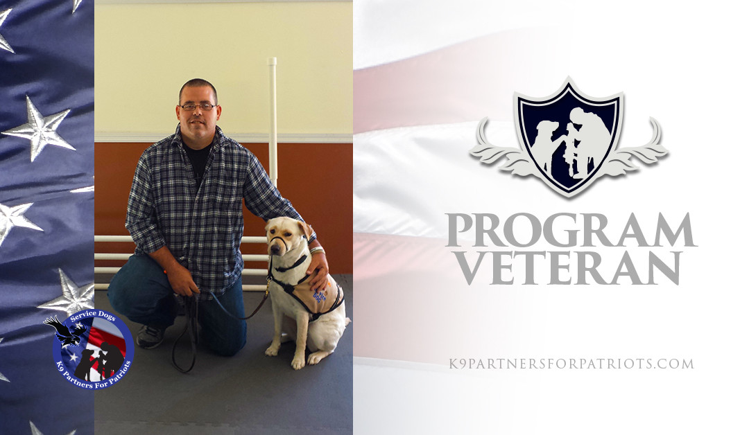 Service Dog Team Todd, U.S. Navy Veteran and K9 Molly