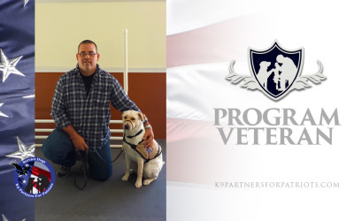 Service Dog Team Todd, U.S. Navy Veteran and K9 Molly