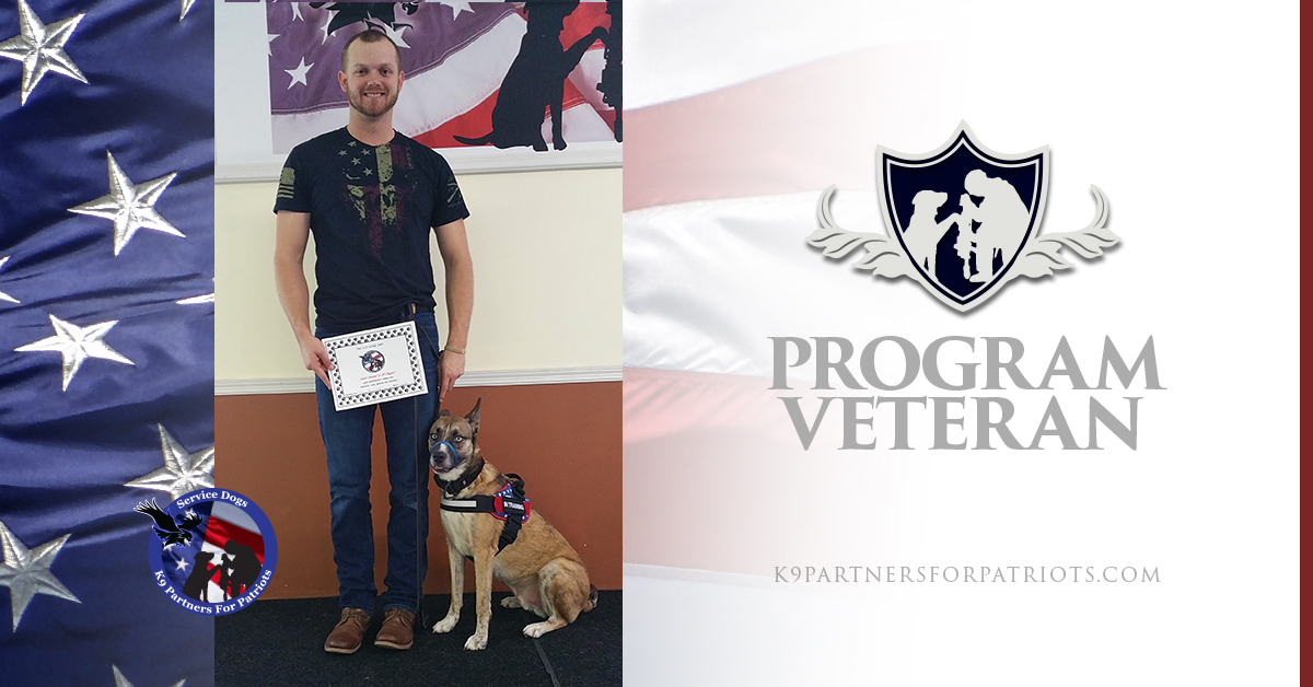 Caleb, U.S. Army Veteran and K9 Dagger Service Dog Team