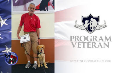 Service Dog Team Worner, USMC Veteran and K9 Ben