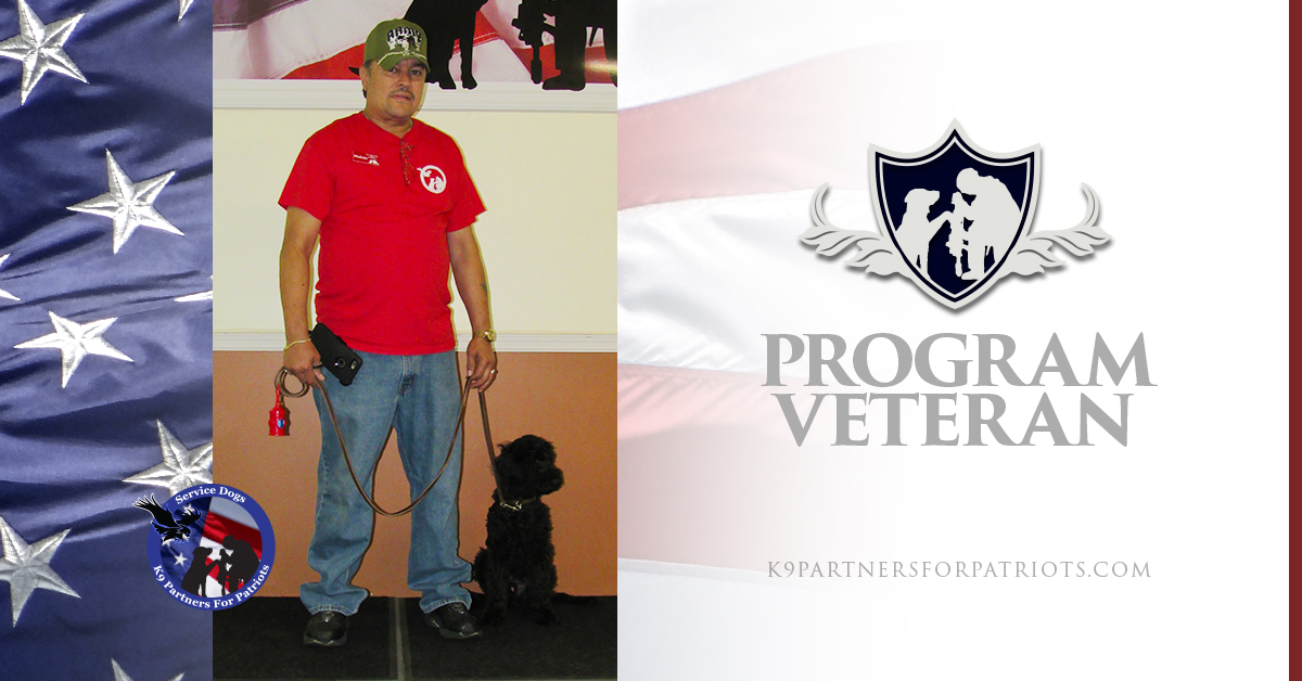 Program Veteran Modesto and PTSD Service Dog Rocky