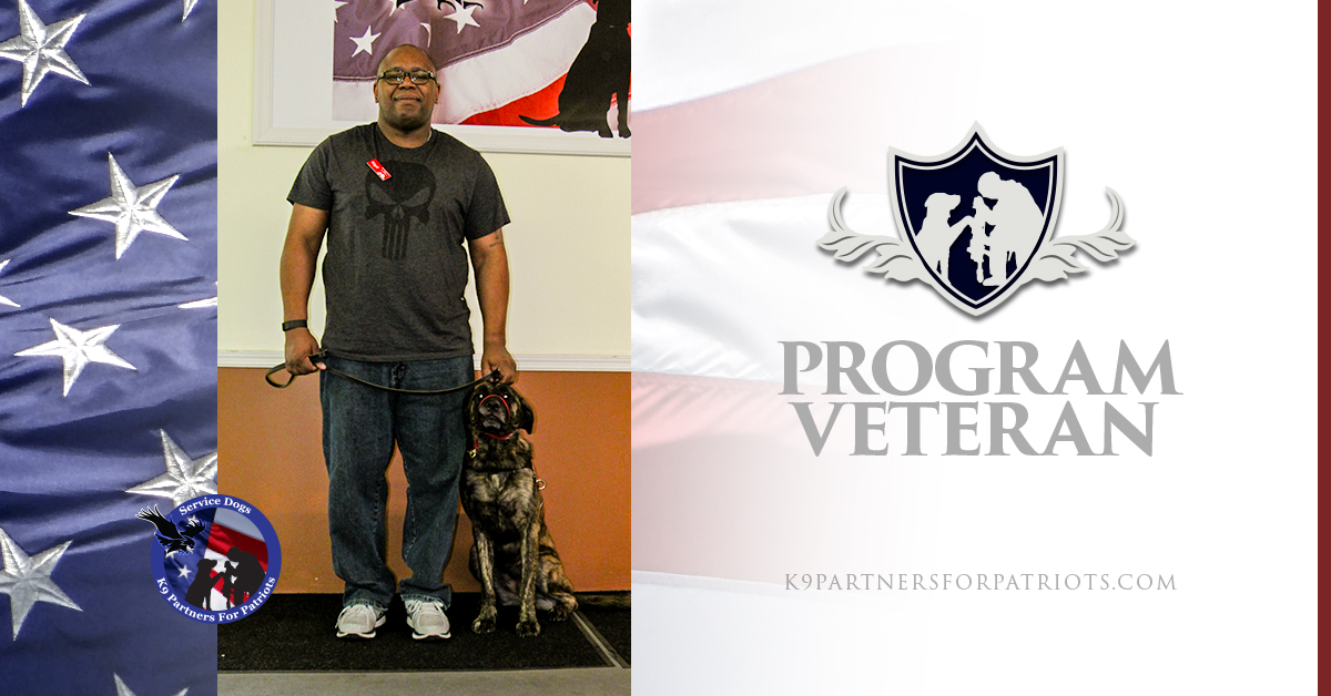 Program Veteran Nigel and PTSD Service Dog Lily