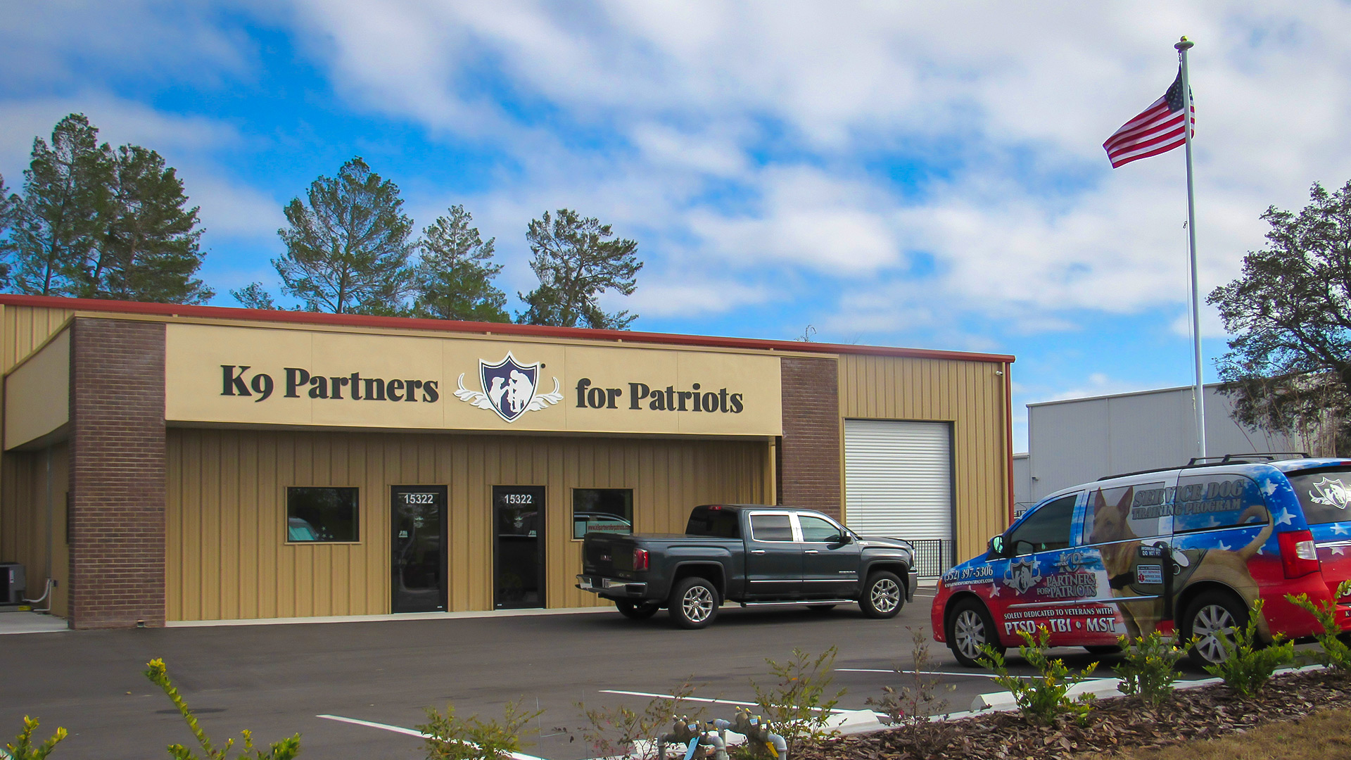 K9 Partners for Patriots - 15322 Aviation Loop Drive - Brooksville, FL 34604