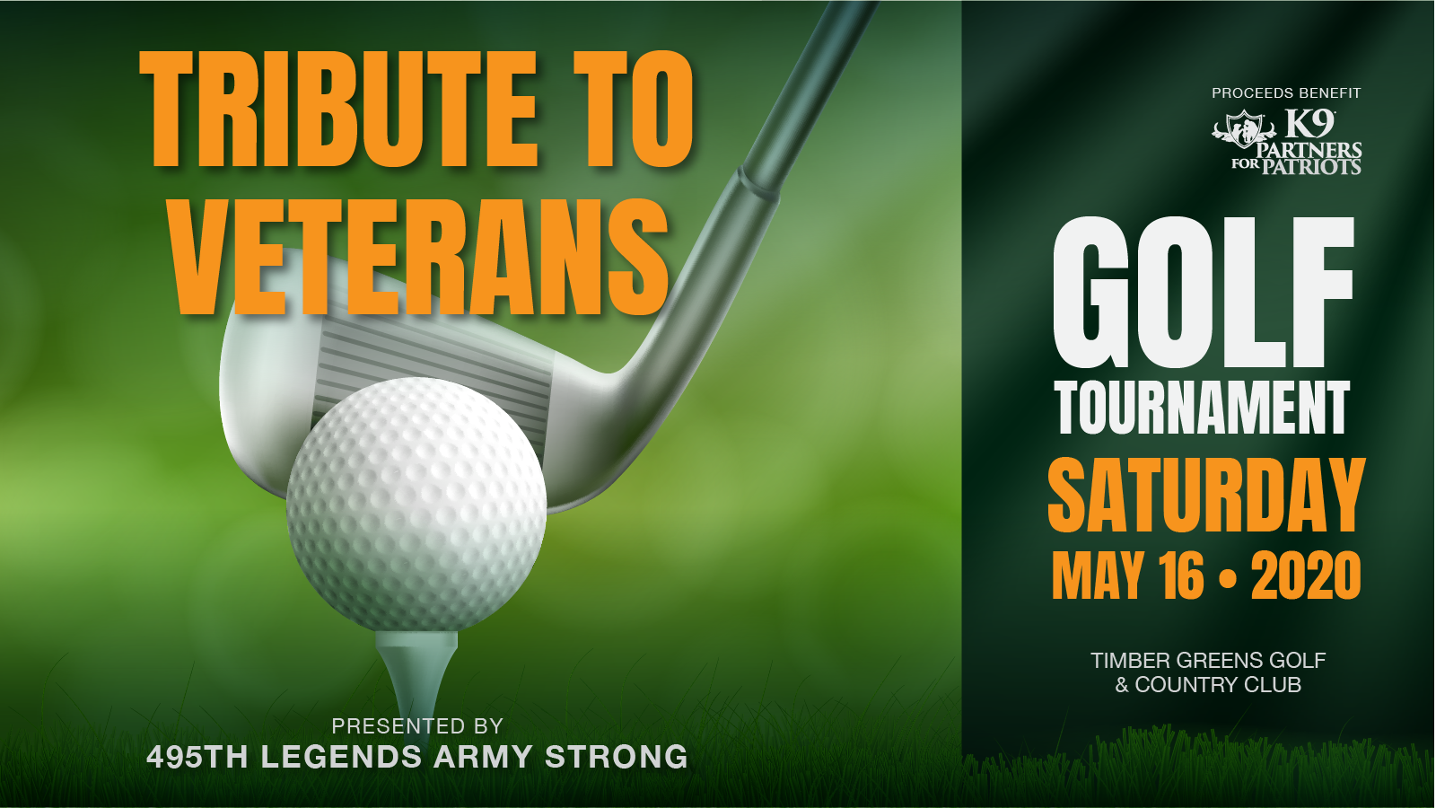 Golf Tournament Tribute To Veterans