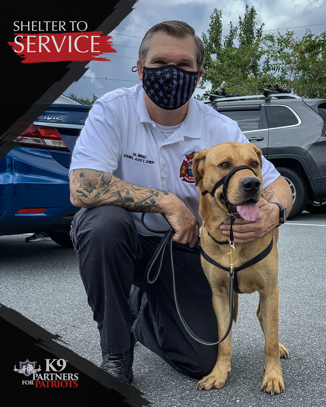 Program Veteran and PTSD Service Dog