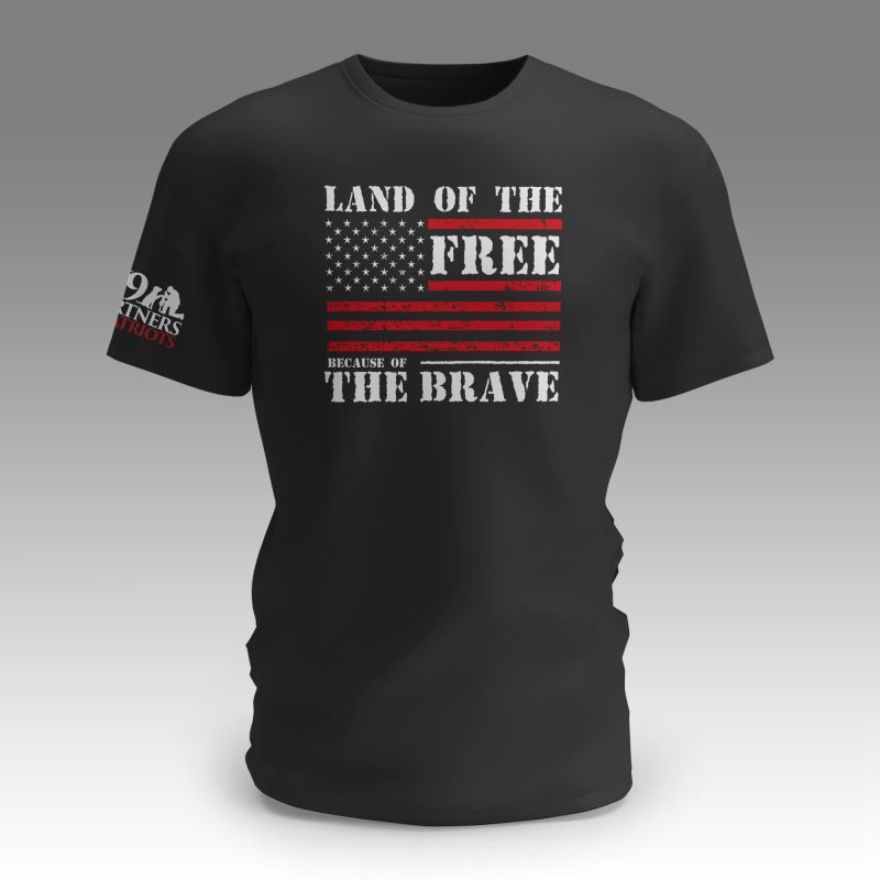 Land of the Free Because of the Brave T-Shirt