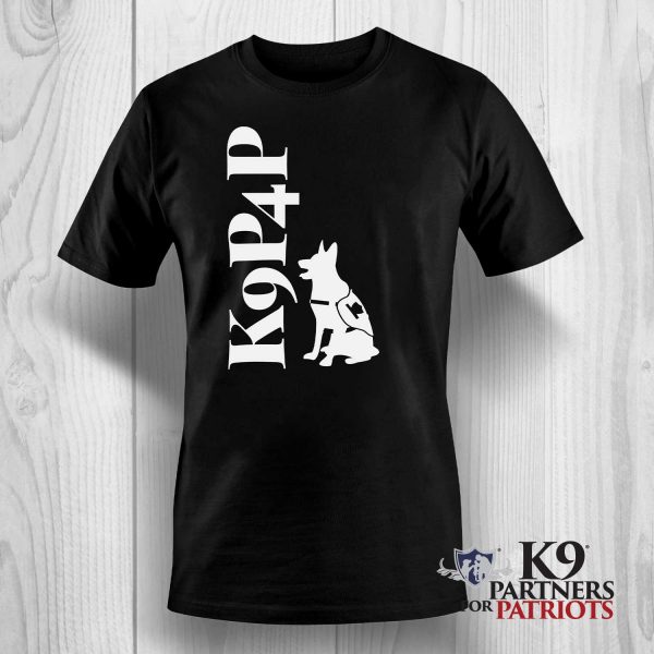 K9P4P Service Dog Black T-Shirt