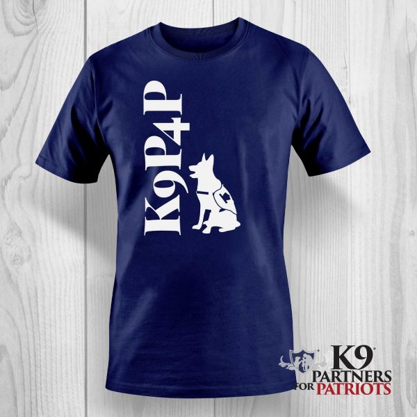 K9P4P Service Dog Navy T-Shirt