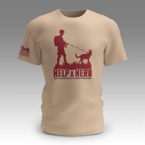 Help A Hero Tan T-Shirt