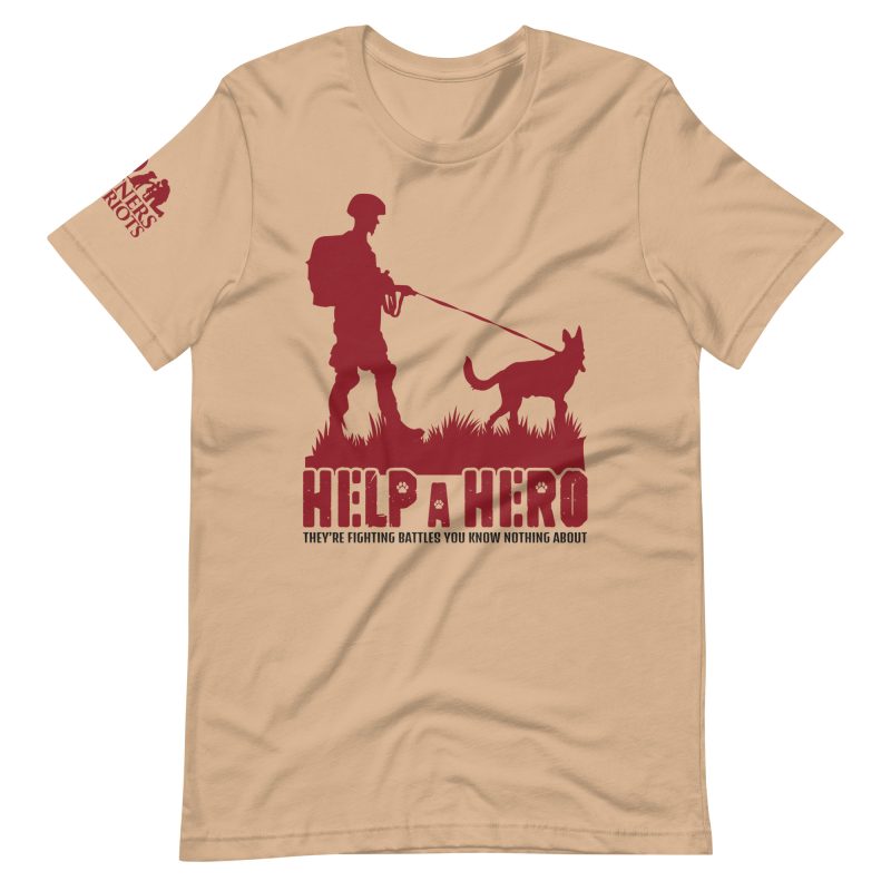 Help A Hero Tan T-Shirt