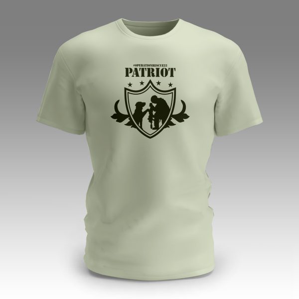 Patriot #OPERATIONRESCUE22 Dark Print T-Shirt