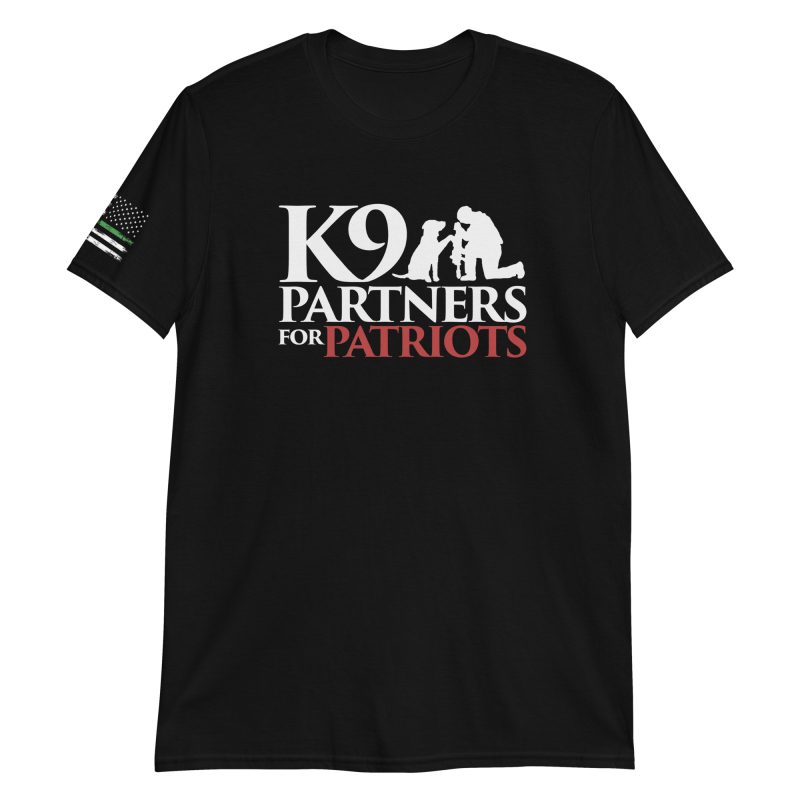 K9 Partners for Patriots Support Tee Short-Sleeve Unisex T-Shirt - Image 2