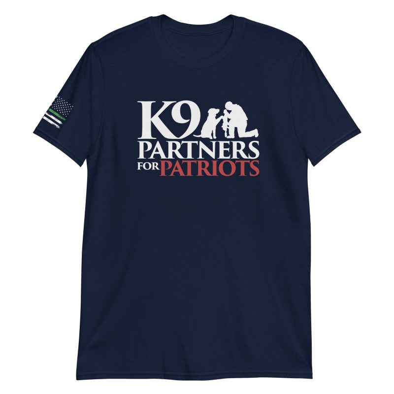 K9 Partners for Patriots Support Tee Short-Sleeve Unisex T-Shirt - Image 3