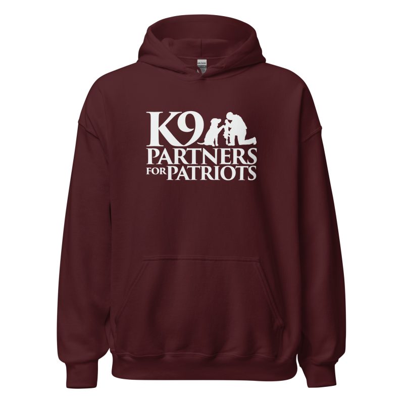 K9 Partners for Patriots Logo Unisex Hoodie - Image 3