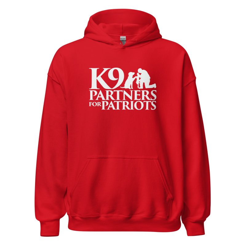 K9 Partners for Patriots Logo Unisex Hoodie - Image 4