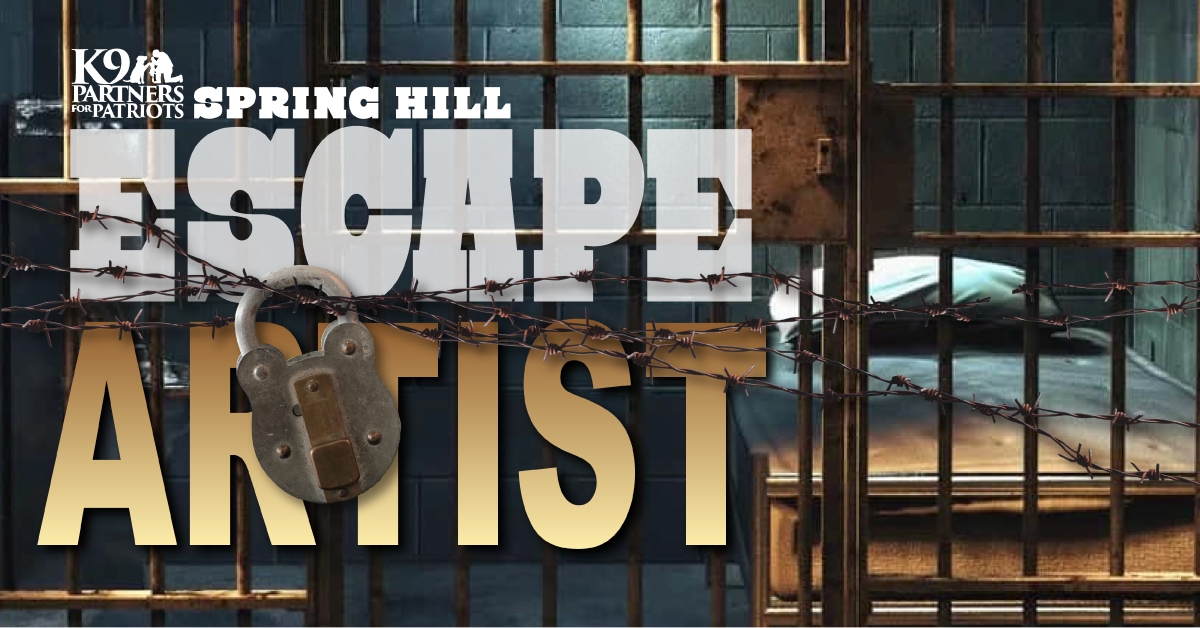 Escape for K9 Patriots - Escape Artist Spring Hill
