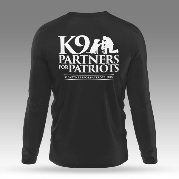 K9P4P Badge Long Sleeve T-Shirt Black