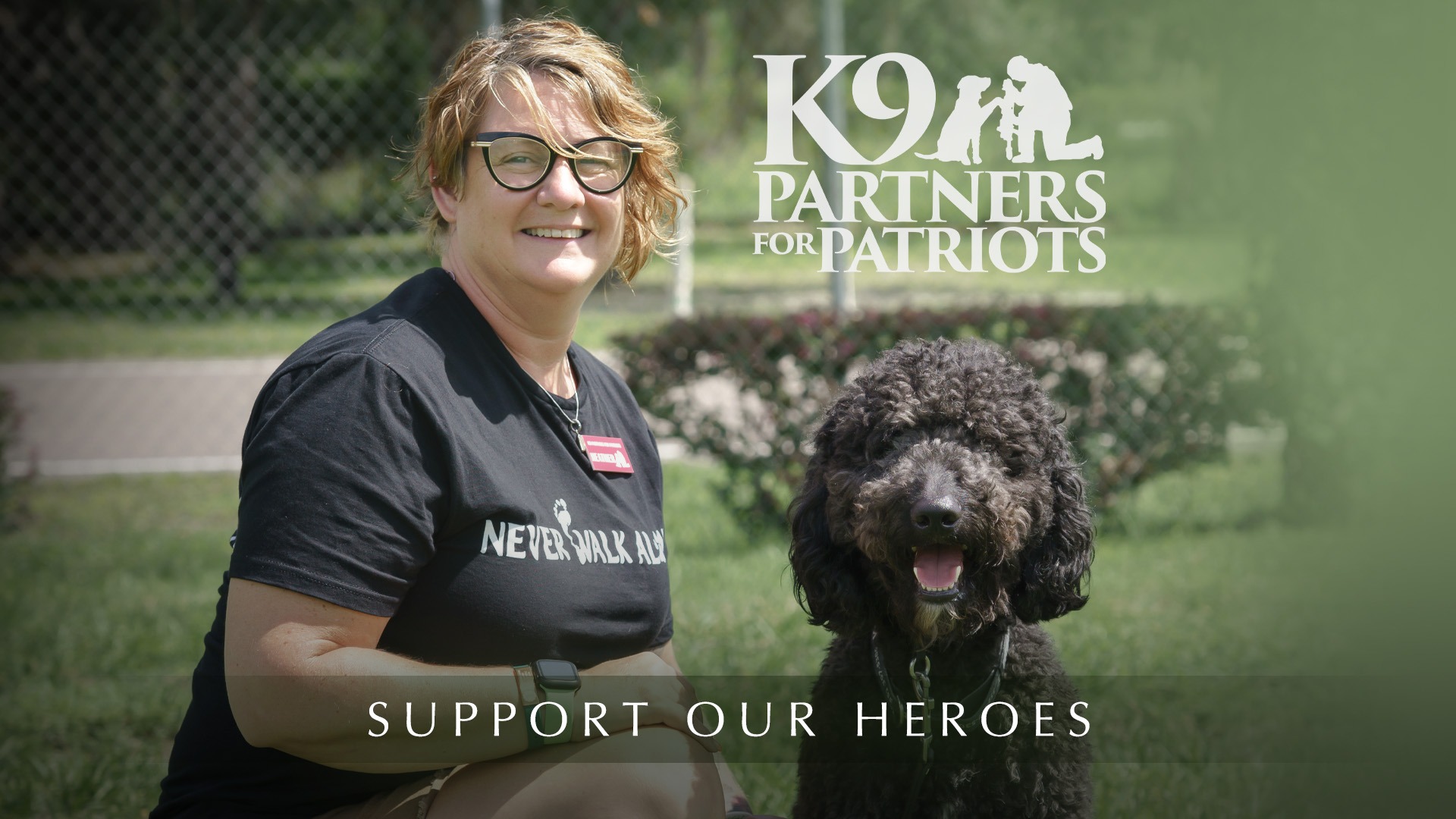 Support Our Heroes Service Dog Team