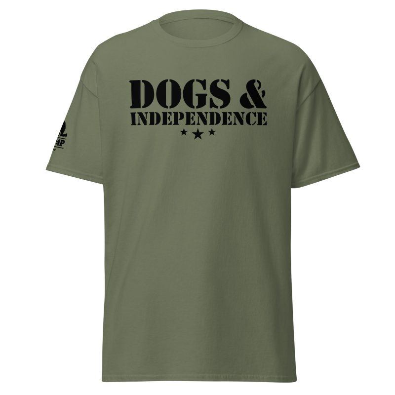 Dogs & Independence Unisex T-Shirt - Image 2