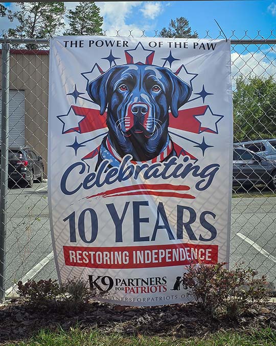 K9P4P 10-Year Anniversary Banner