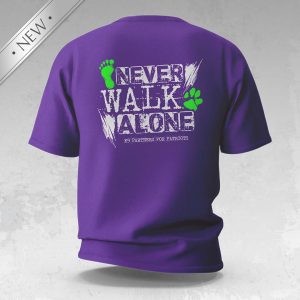 Never Walk Alone T-Shirt - Purple