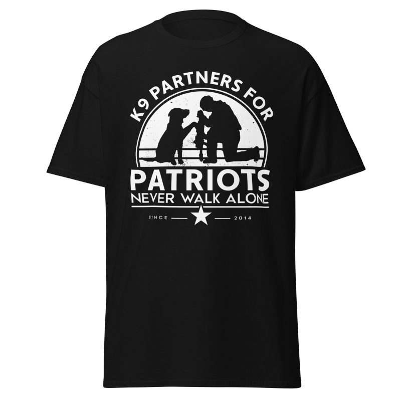 K9 Partners for Patriots Never Walk Alone T-Shirt - Image 3