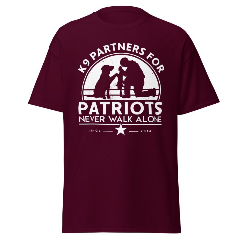 K9 Partners for Patriots Never Walk Alone T-Shirt - Image 2