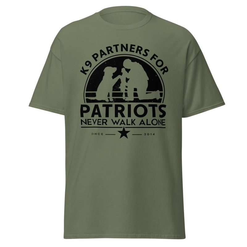 K9 Partners for Patriots Never Walk Alone T-Shirt - Image 2