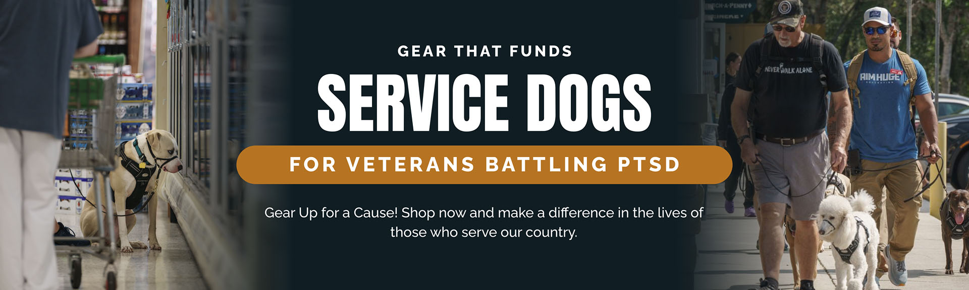 Gear That Funds Service Dogs for Veterans