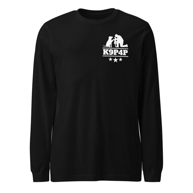 Never Walk Alone Long-Sleeve T-Shirt | K9 Partners for Patriots - Image 2