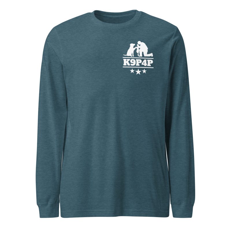 Never Walk Alone Long-Sleeve T-Shirt | K9 Partners for Patriots - Image 9