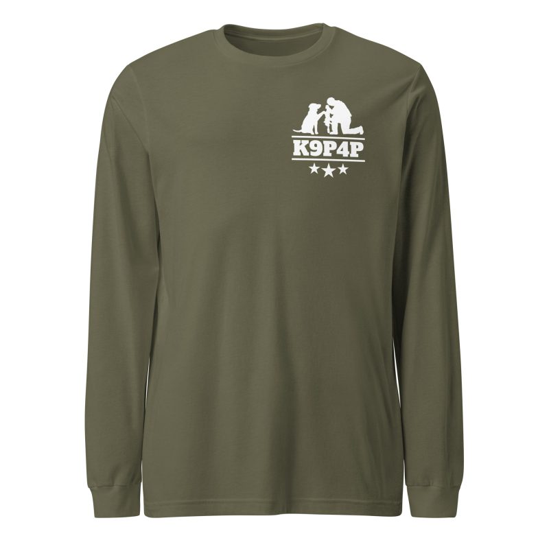 Never Walk Alone Long-Sleeve T-Shirt | K9 Partners for Patriots - Image 11