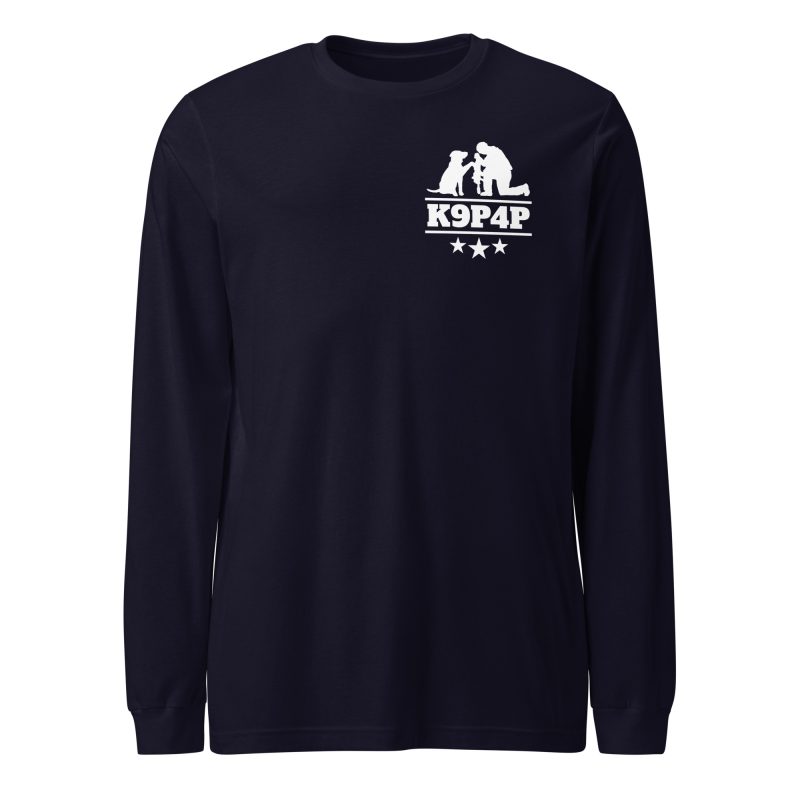 Never Walk Alone Long-Sleeve T-Shirt | K9 Partners for Patriots - Image 4