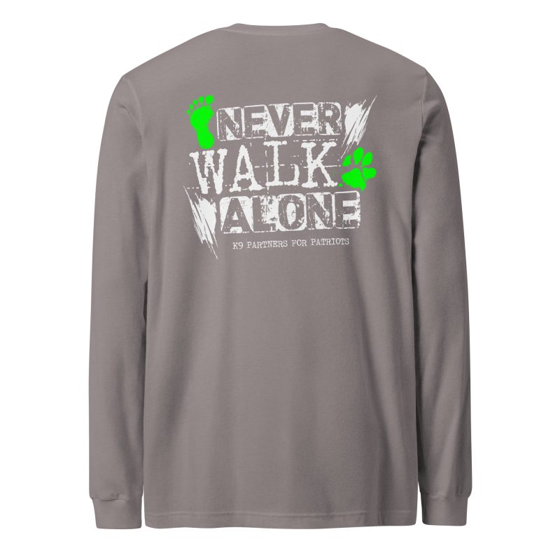 Never Walk Alone Long-Sleeve T-Shirt | K9 Partners for Patriots - Image 14