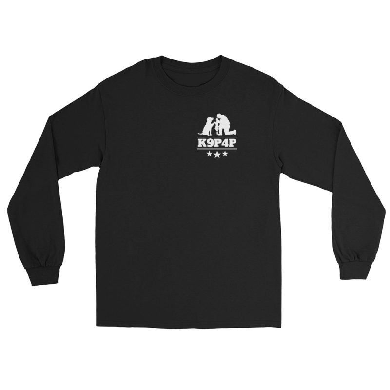 Never Walk Alone Long-Sleeve T-Shirt | K9 Partners for Patriots | S - 4XL - Image 4