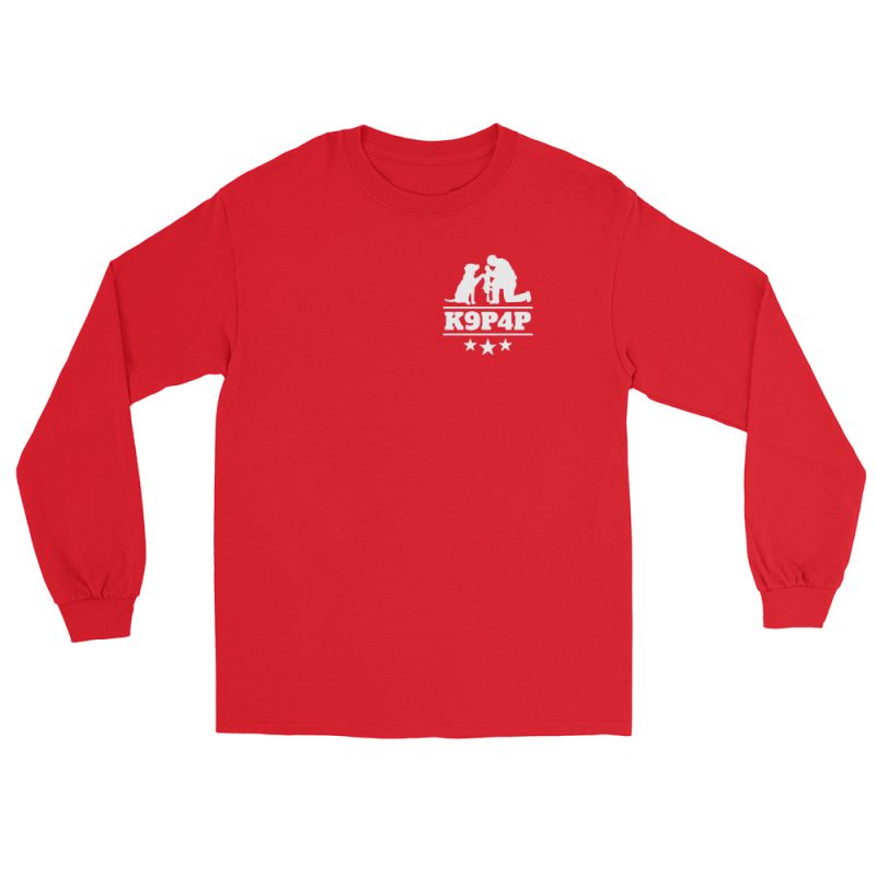 Never Walk Alone Long-Sleeve T-Shirt | K9 Partners for Patriots | S - 4XL - Image 6