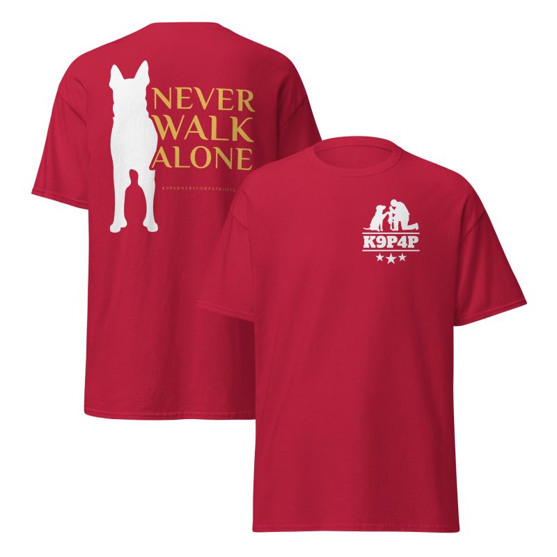 Never Walk Alone T-Shirt K9 Partners for Patriots - Image 5