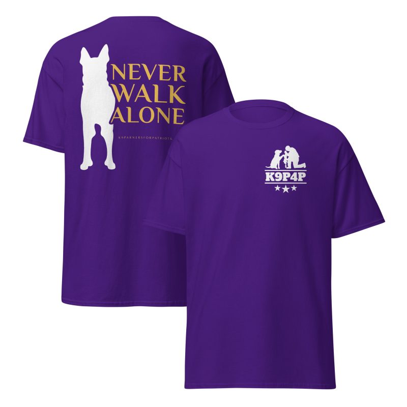 Never Walk Alone T-Shirt K9 Partners for Patriots - Image 4