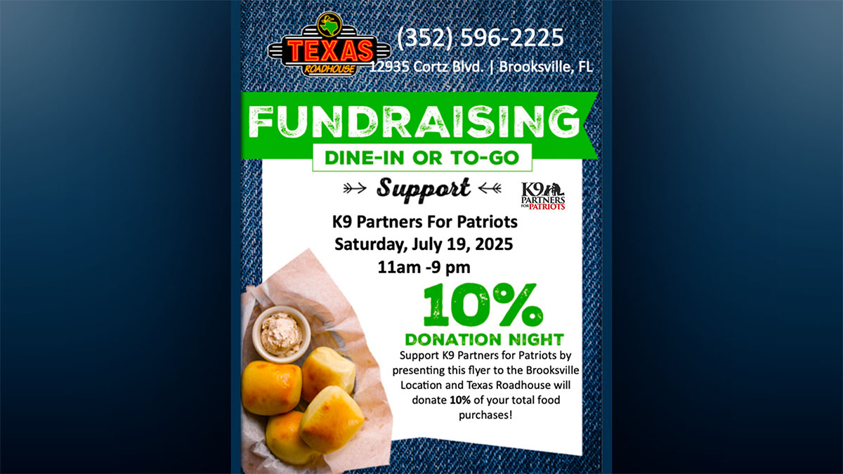 Texas Roadhouse 10% Donation Night