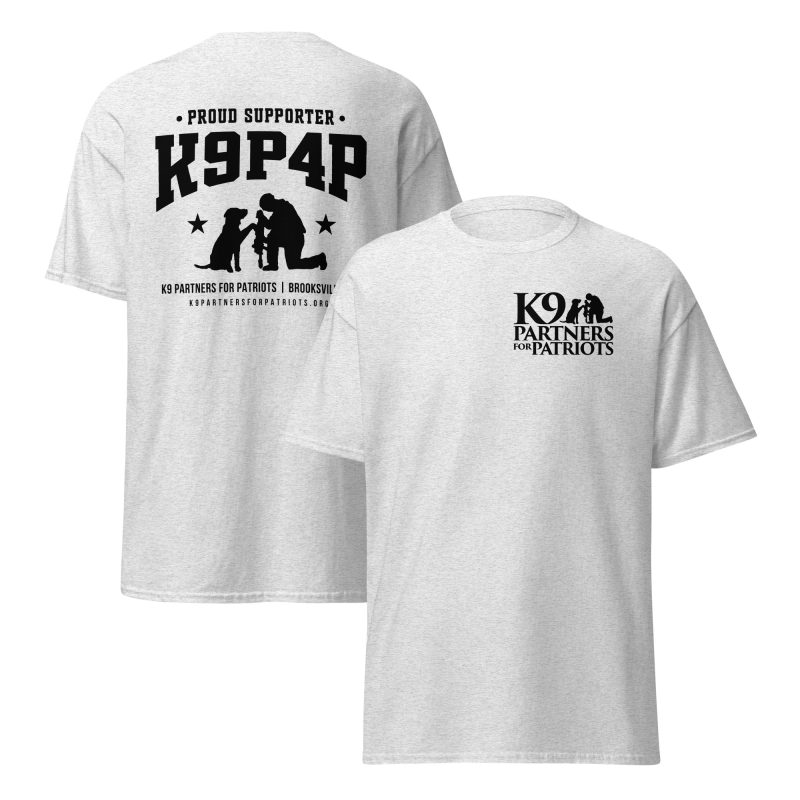 K9P4P Proud Supporter T-Shirt - K9 Partners for Patriots