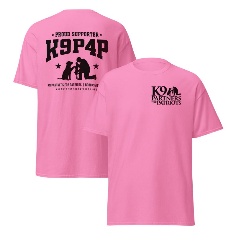 K9P4P Proud Supporter T-Shirt - K9 Partners for Patriots