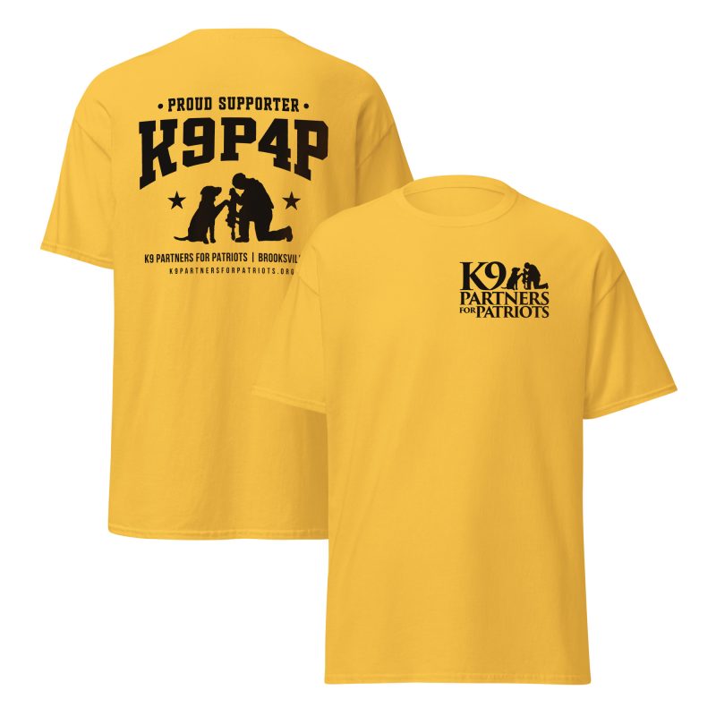 K9P4P Proud Supporter T-Shirt - K9 Partners for Patriots