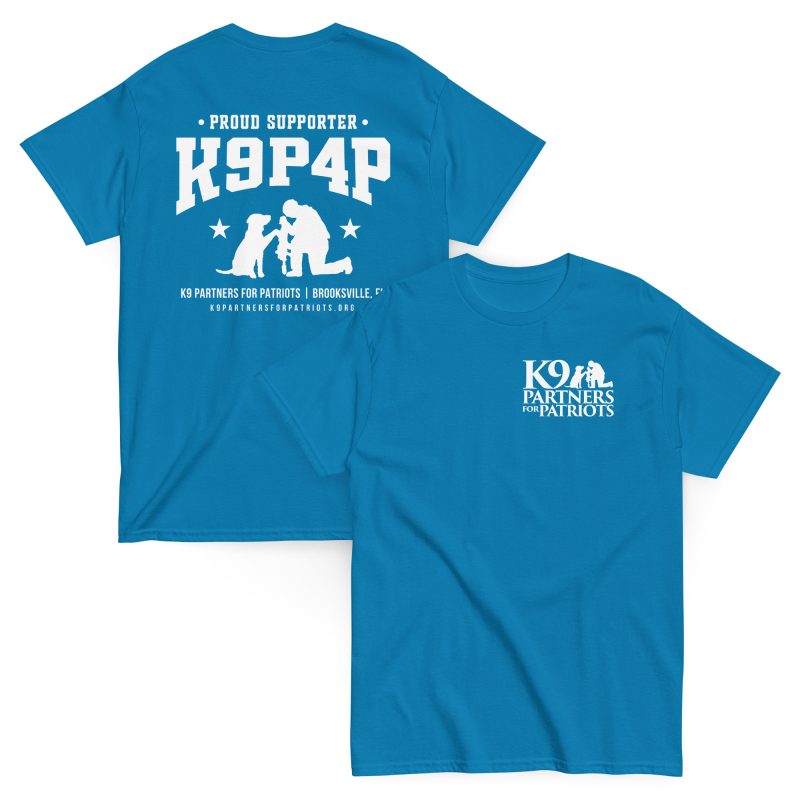 K9P4P Proud Supporter T-Shirt | Support Veterans and Service Dogs - Image 5